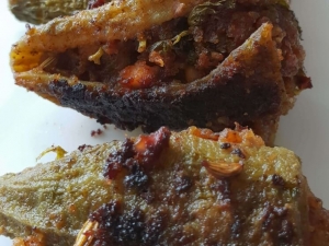Mint-Stuffed-Karela