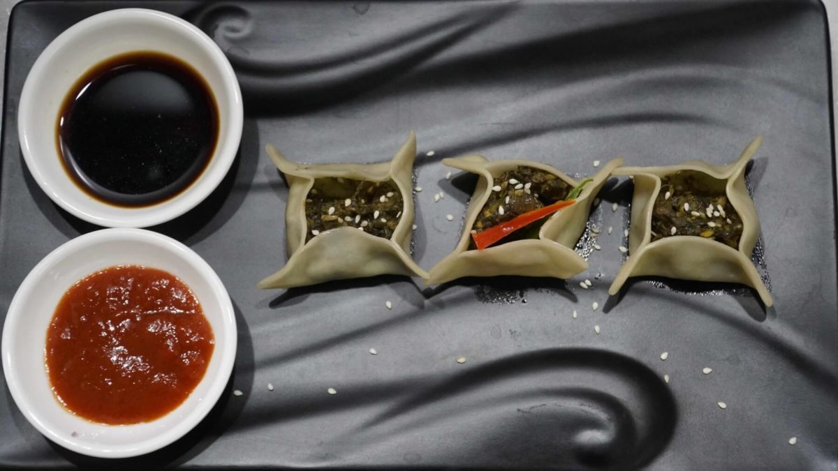 Open Dumpling (Veg Shao Mai)