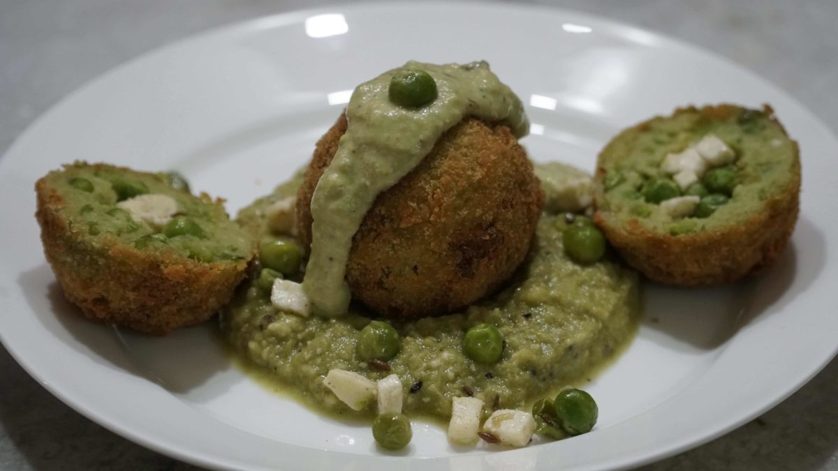 Matar Paneer Bon Bons