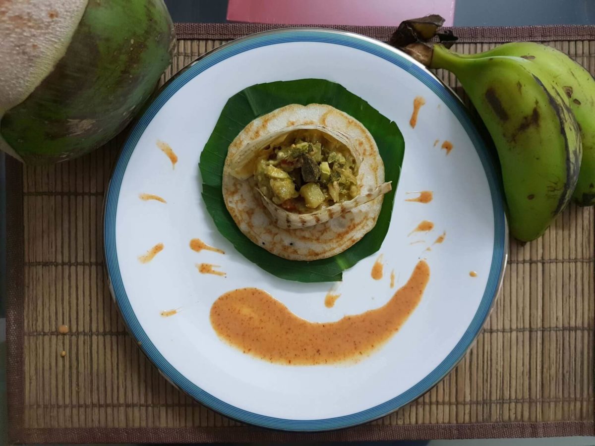 Poriyal (Mix Veg curry cooked in coconut milk)