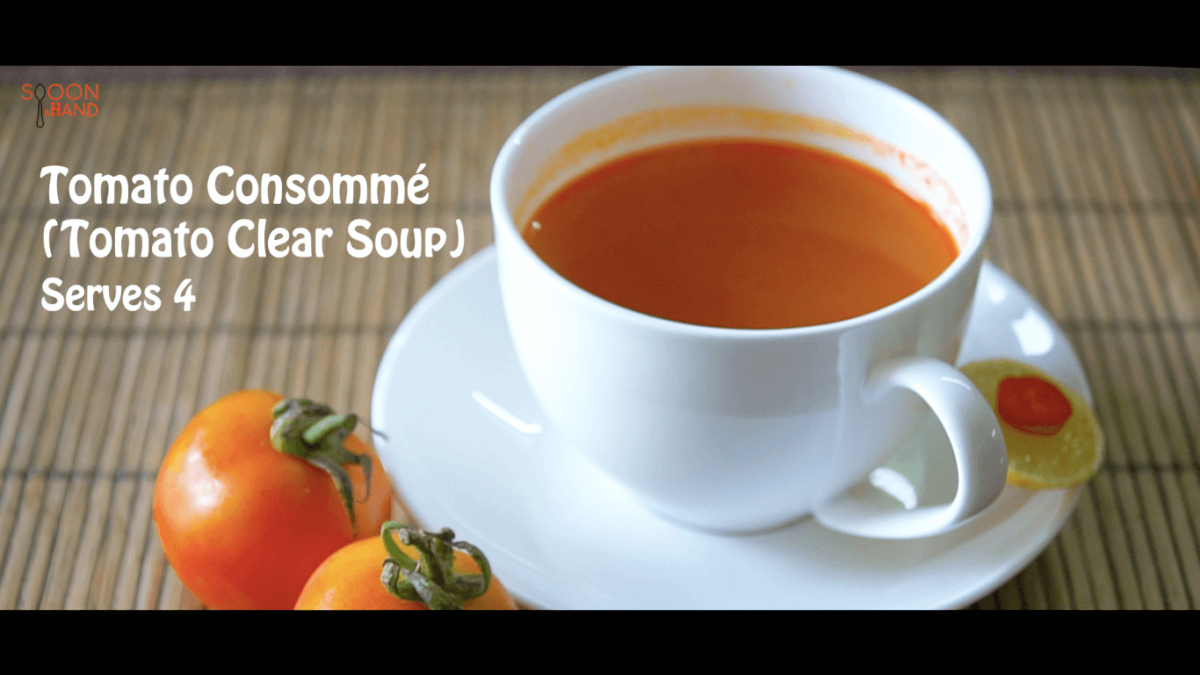 Tomato Consommé (Tomato Clear Soup)