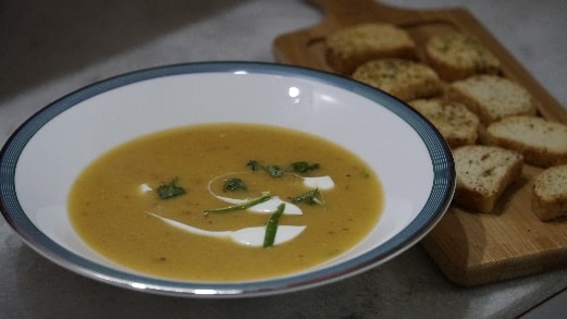 Warm Sweet Potato Soup