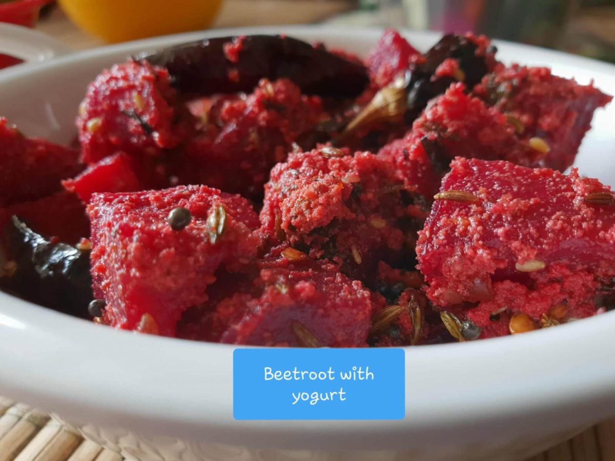 Beet Root with Yogurt