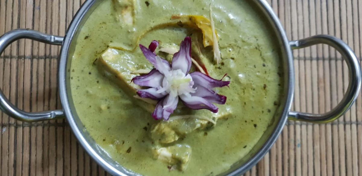 Palak Paneer (Spinach –Cottage Cheese)